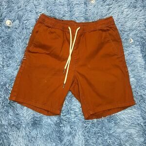 Forever 21 Summer Shorts Size Small Mens Casual Orange Outdoor